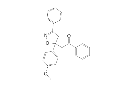 3-Phenyl-5-benzoylmethyl-5-(4'-methoxyphenyl)isoxazoline