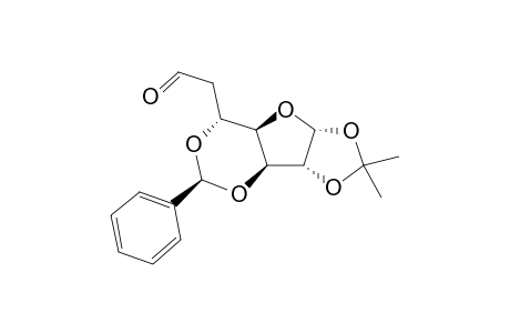 3,5-O-(S)-Benzylidene-6-deoxy-1,2-O-isopropylidene-.alpha.D-gluco-1,7-dialdehydohepto-1,4-furanose