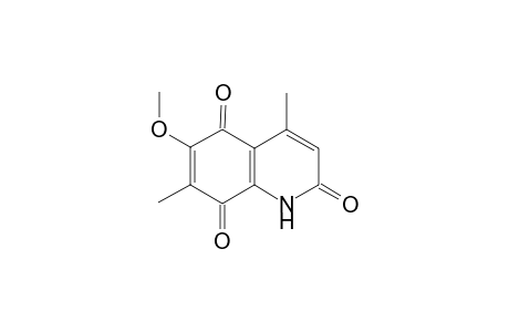 6-Methoxy-4,7-dimethyl-2,5,8(1H)-quinoneone