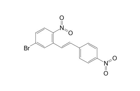 (E)-1-(3'-Bromo-6'-nitrophenyl)-2-(4"-nitrophenyl)ethene