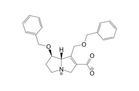 (7R,8R)-7-BENZYLOXY-1-BENZYLOXYMETHYL-5,6,7,8-TETRAHYDRO-3H-PYRROLIZINIUM-2-CARBOXYLATE
