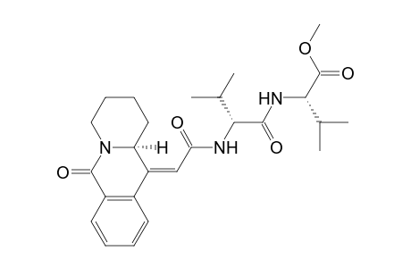 (S)-methyl 3-methyl-2-((R)-3-methyl-2-((Z)-2-((S)-6-oxo-3,4-dihydro-1H-pyrido[1,2-b]isoquinolin-11(2H,6H,11aH)-ylidene)acetamido)butanamido)butanoate