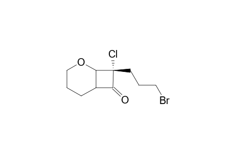 (1SR,6RS,8SR)-2-Oxa-8-(3'-bromopropyl)-8-chlorobicyclo[4.2.0]heptan-7-one