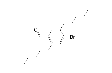 4-bromo-2,5-dihexylbenzaldehyde