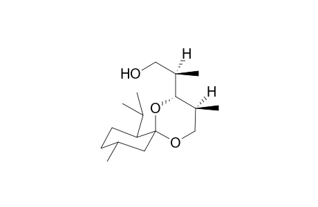 5,3'-Dimethyl-6-(3-hydroxyprop-2-yl)-6'-isopropylspiro[dioxalane-2,1'-cyclohexane] isomer