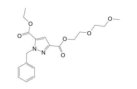 3-(3',6'-DIOXAHEPTYL)-5-ETHYL-1-BENZYLPYRAZOLE-3,5-DICARBOXYLATE