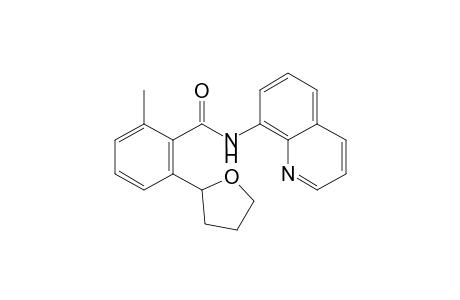 2-Methyl-N-(quinolin-8-yl)-6-(tetrahydrofuran-2-yl)benzamide