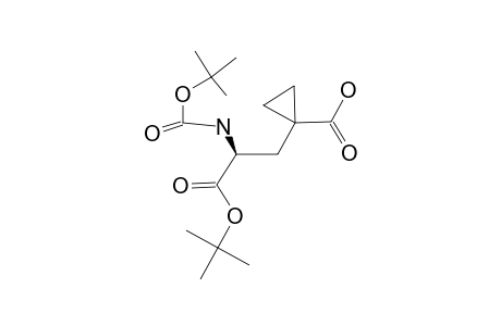 1-[(2S)-3-TERT.-BUTOXY-2-(TERT.-BUTOXYCARBONYLAMINO)-3-OXOPROPYL]-CYCLOPROPANE-1-CARBOXYLIC-ACID