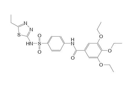benzamide, 3,4,5-triethoxy-N-[4-[[(5-ethyl-1,3,4-thiadiazol-2-yl)amino]sulfonyl]phenyl]-