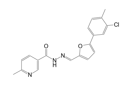 N'-{(E)-[5-(3-chloro-4-methylphenyl)-2-furyl]methylidene}-6-methylnicotinohydrazide