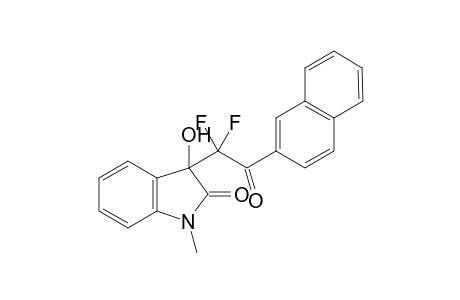 3-(1,1-difluoro-2-(2-naphthyl)-2-oxoethyl)-3-hydroxy-1-methylindol-2-one