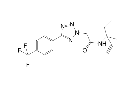 2H-1,2,3,4-Tetrazole-2-acetamide, N-(1-ethyl-1-methyl-2-propynyl)-5-[4-(trifluoromethyl)phenyl]-