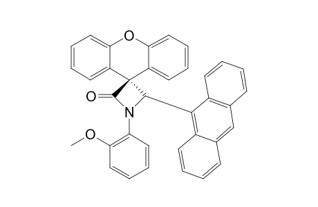 2-(ANTHRACEN-9-YL)-1-(2-METHOXYPHENYL)-SPIRO-[AZETIDINE-3,9'-XANTHEN]-4-ONE