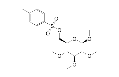 Methyl 2,3,4-Tri-O-methyl-6-O-tosyl-.beta.,D-glucopyranoside