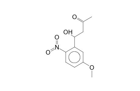 2-Butanone, 4-hydroxy-4-(5-methoxy-2-nitrophenyl)-
