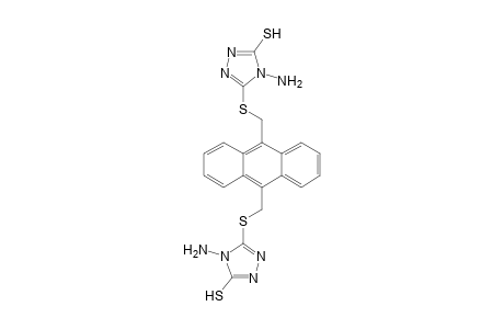 9,10-Bis(4-amino-5-mercapto-1,2,4-triazol-3-ylsulfanylmethyl)anthracene