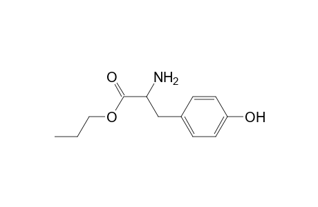 2-Amino-3-(4-hydroxyphenyl)propanoic acid propyl ester