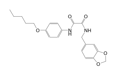 ethanediamide, N~1~-(1,3-benzodioxol-5-ylmethyl)-N~2~-[4-(pentyloxy)phenyl]-