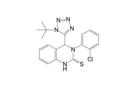 4-(1-(tert-butyl)-1H-tetrazol-5-yl)-3-(2-chlorophenyl)-3,4-dihydroquinazoline-2(1H)-thione