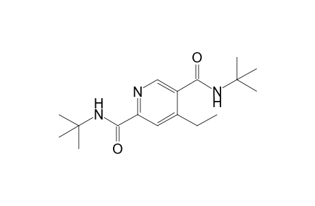 N(2),N(5)-Bis(1,1-dimethylethyl)-4-ethyl-2,5-pyridinedicarboxamide
