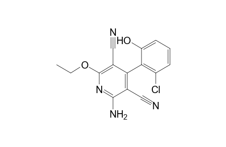 2-Amino-3,5-dicyano-6-ethoxy-4-(5-chloro-2-hydroxyphenyl)pyridine