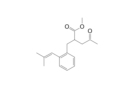 METHYL-2-[2-(2-METHYLPROPEN-1-YL)-BENZYL]-4-OXOPENTANOATE