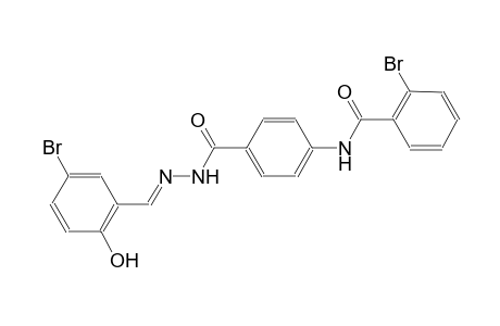 benzoic acid, 4-[(2-bromobenzoyl)amino]-, 2-[(E)-(5-bromo-2-hydroxyphenyl)methylidene]hydrazide
