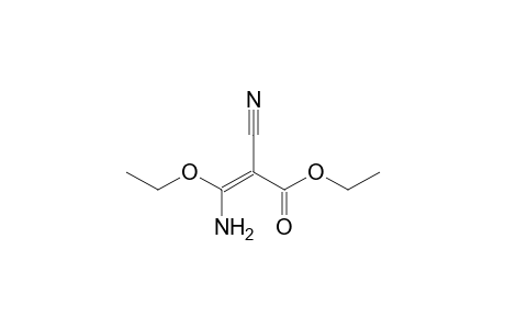 Ethyl 3-amino-2-cyano-3-ethoxyacrylate