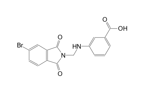 3-{[(5-bromo-1,3-dioxo-1,3-dihydro-2H-isoindol-2-yl)methyl]amino}benzoic acid