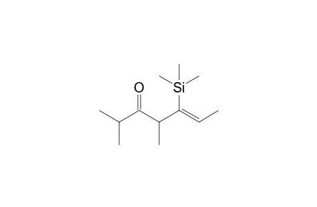 2,4-Dimethyl-5-(trimethylsilyl)hept-5-en-3-one