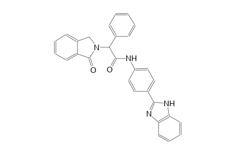 1H-isoindole-2-acetamide, N-[4-(1H-benzimidazol-2-yl)phenyl]-2,3-dihydro-1-oxo-alpha-phenyl-