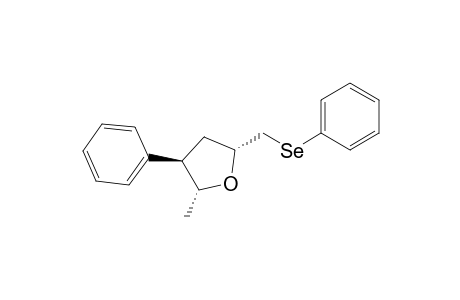 (2R,3R,5R)-2-Methyl-3-phenyl-5-[(phenylseleno)methyl]tetrahydrofuran