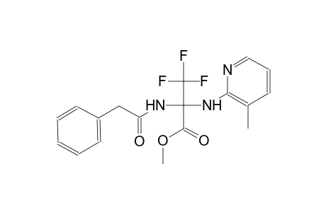 methyl 3,3,3-trifluoro-2-[(3-methyl-2-pyridinyl)amino]-2-[(phenylacetyl)amino]propanoate