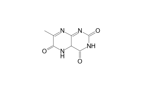 2,4,6(3H)-Pteridinetrione, 1,4a,5,8a-tetrahydro-7-methyl-