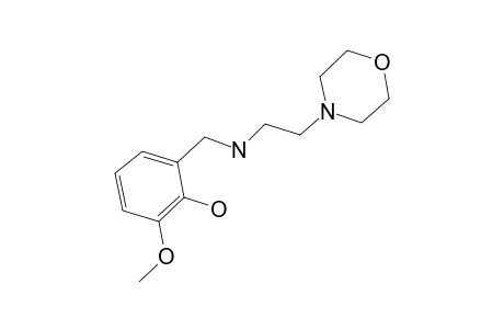 2-Methoxy-6-({[2-(morpholin-4-yl)ethyl]amino}methyl)phenol