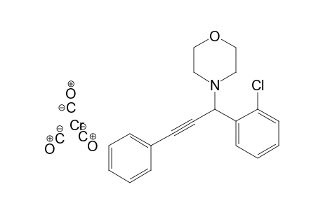Tricarbonyl-{1-[1'-(4"-oxapiperidin-1"-yl)-3'-phenylpropargyl]-2-chlorophenyl}-chromium