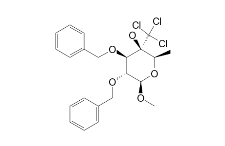 METHYL-2,3-DI-O-BENZYL-6-DEOXY-4-C-TRICHLOROMETHYL-BETA-D-GALACTOPYRANOSIDE