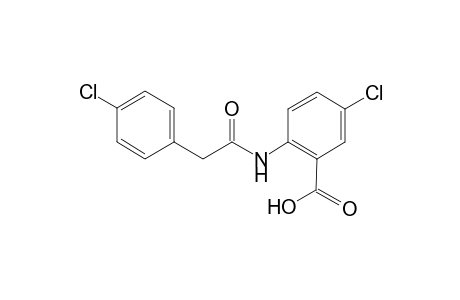 5-Chloro-2-([(4-chlorophenyl)acetyl]amino)benzoic acid