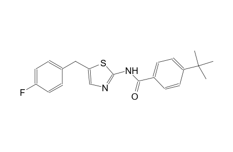 benzamide, 4-(1,1-dimethylethyl)-N-[5-[(4-fluorophenyl)methyl]-2-thiazolyl]-