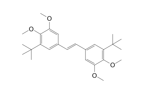 (E)-1,2-Bis(5'-t-butyl-3',4'-dimethoxyphenyl)ethene
