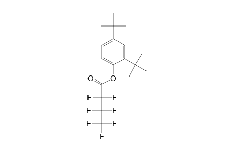 2,4-di-Tert-butylphenol, o-heptafluorobutyryl-