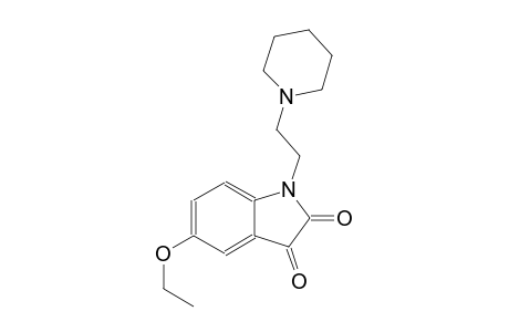 5-ethoxy-1-[2-(1-piperidinyl)ethyl]-1H-indole-2,3-dione