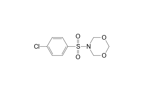 4H-1,3,5-Dioxazine, 5-[(4-chlorophenyl)sulfonyl]dihydro-