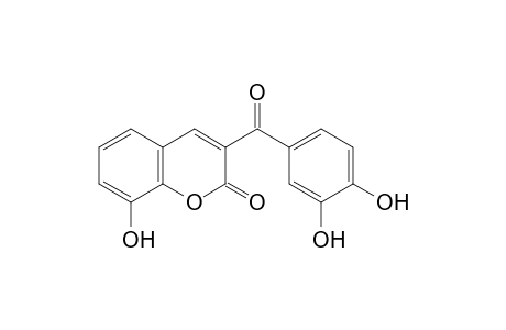 8-Hydroxy-3-(3',4'-dihydroxybenzoyl)coumarin