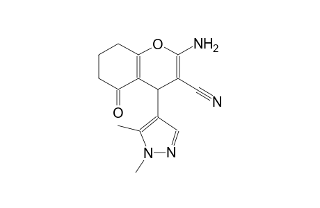 2-amino-4-(1,5-dimethyl-1H-pyrazol-4-yl)-5-oxo-5,6,7,8-tetrahydro-4H-chromene-3-carbonitrile
