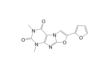 Oxazolo[2,3-f]purine-2,4(1H,3H)-dione, 7-(2-furanyl)-1,3-dimethyl-
