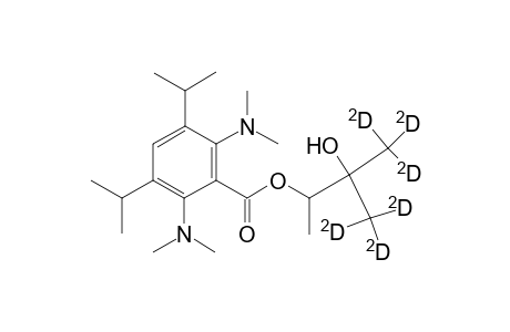 Benzoic acid, 2,6-bis(dimethylamino)-3,5-bis(1-methylethyl)-, 2-hydroxy-1-methyl-2-(methyl-D3)propyl-3,3,3-D3 ester