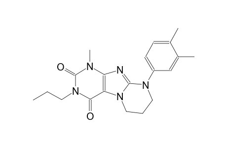 9-(3,4-dimethylphenyl)-1-methyl-3-propyl-6,7,8,9-tetrahydropyrimido[2,1-f]purine-2,4(1H,3H)-dione