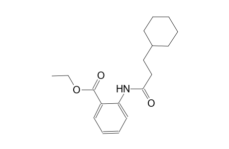 ethyl 2-[(3-cyclohexylpropanoyl)amino]benzoate