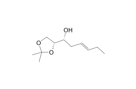 (1R)-1-(2',2'-Dimethyl-1',3'-dioxolan-4'-yl)hex-3-en-1-ol